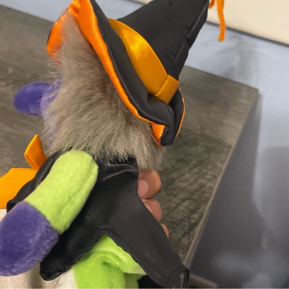 Fiesta Halloween Witch Plush in Green and Purple - Picture 9 of 9